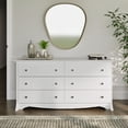 thumbnail image 1 of Prepac Monterey 6 Drawer Dresser, White, 1 of 12