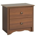 thumbnail image 1 of Prepac Monterey Cherry 2 Drawer Nightstand, 1 of 4