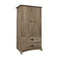 thumbnail image 1 of Prepac Salt Spring 2-Door Armoire, Drifted Gray, 1 of 12