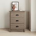 thumbnail image 1 of Prepac Salt Spring Coastal 3 Drawer Bedroom Nightstand, Drifted Gray, 1 of 9