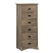 Prepac Salt Spring Coastal 6-Drawer Lingerie Chest, Drifted Gray