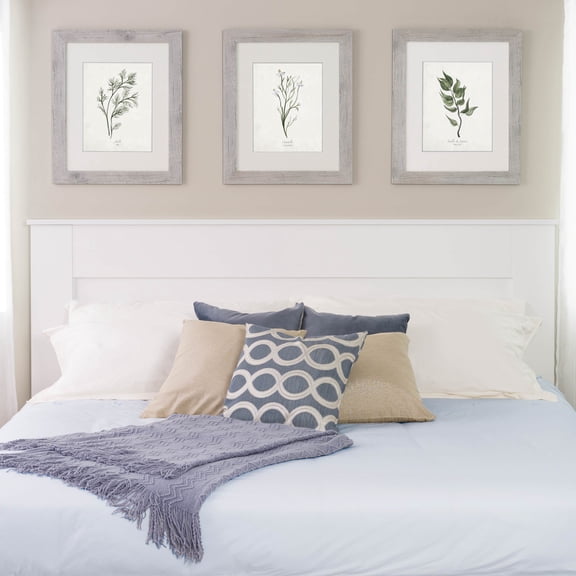 Prepac Select Flat Panel Headboard, King, White Laminate Finish