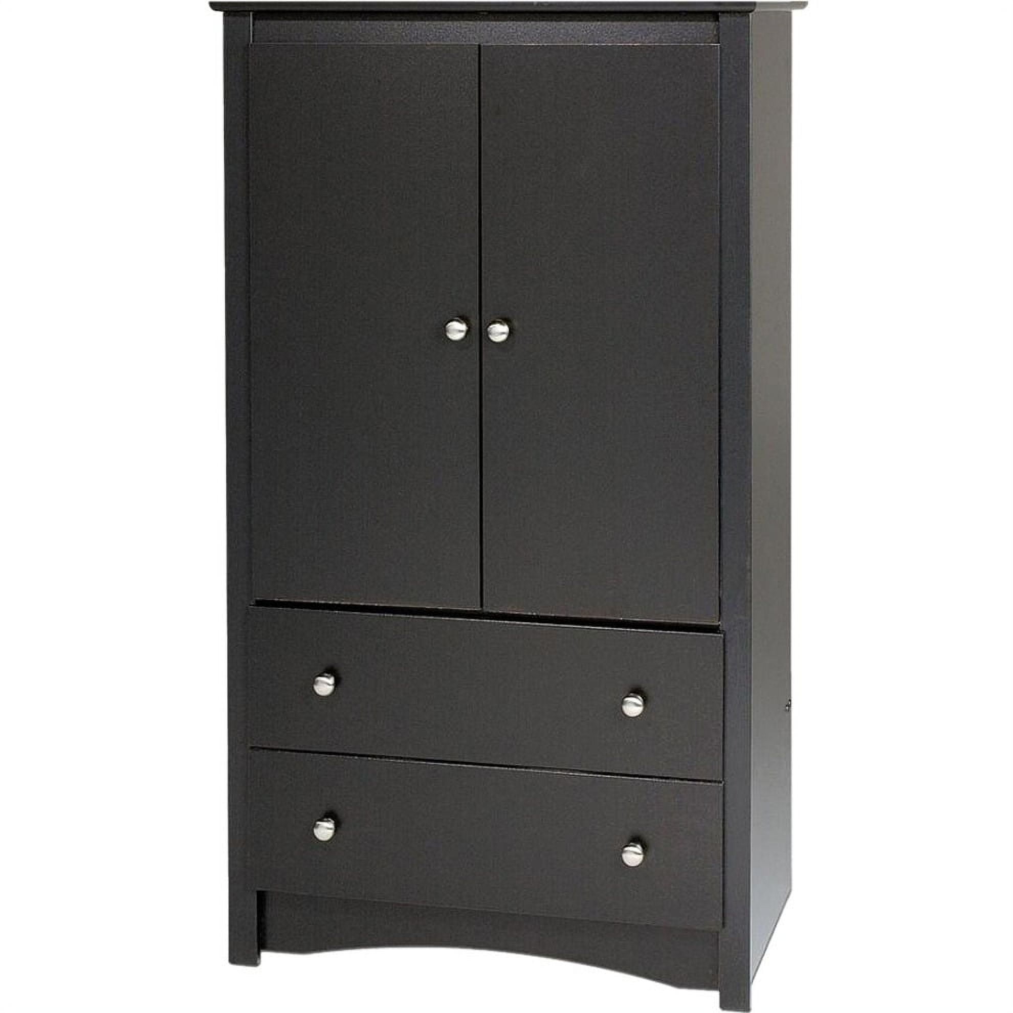 Prepac Sonoma 2 Door Armoire, 2Drawer