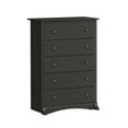 thumbnail image 1 of Prepac Sonoma 5-Drawer Bedroom Chest, Washed Black, 1 of 13