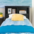 thumbnail image 1 of Prepac Sonoma Twin Bookcase Headboard, Black, 1 of 2