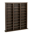 thumbnail image 1 of Prepac Adjustable Barrister Media Storage Cabinets, Wood Espresso, 1 of 5