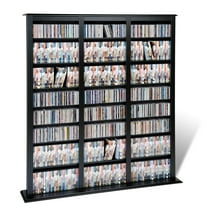 Prepac Triple Width Storage Barrister Tower, Black