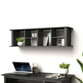 thumbnail image 1 of Prepac Wall Mounted Desk Hutch-Finish:Black, 1 of 4