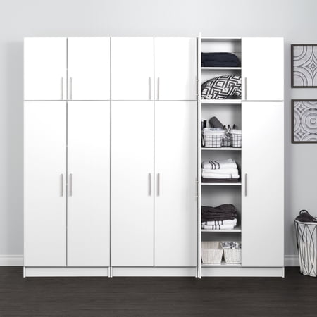 Prepac White Elite Utility Storage Cabinet Set D - 6 Pieces