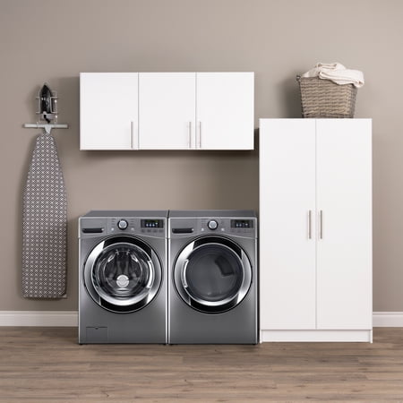 Prepac White Elite Utility Storage Cabinet Set E - 2 Pieces