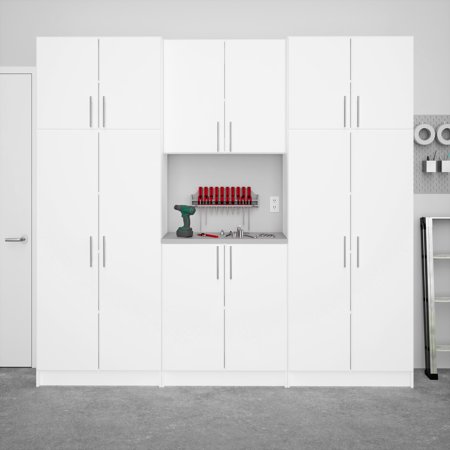 Prepac White Elite Utility Storage Cabinet Set I - 6 Pieces