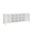 thumbnail image 1 of Prepac White Shoe Cabinet, Entryway Bench, Mud Room Organization and Storage Bench with 14 Shoe Cubbies 15"D x 60"W x 21.25"H, 1 of 13