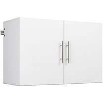 Prepac's HangUps Upper Storage Cabinet - Elegant and Spacious Wall Cabinets to Maximize Your Storage, 36" Size, Classic White Finish
