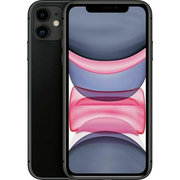 Restored Prepaid Boost Mobile, Apple, iPhone 1, Cell Phone, 64GB 4GB RAM, Wireless Charging, Black