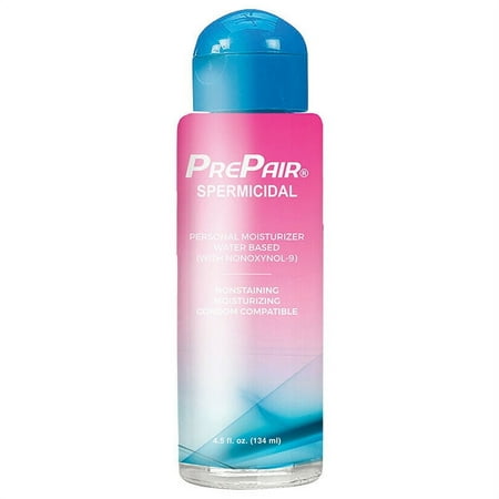 Prepair Spermicidal Water Based Personal Lubricant, 4.5 oz