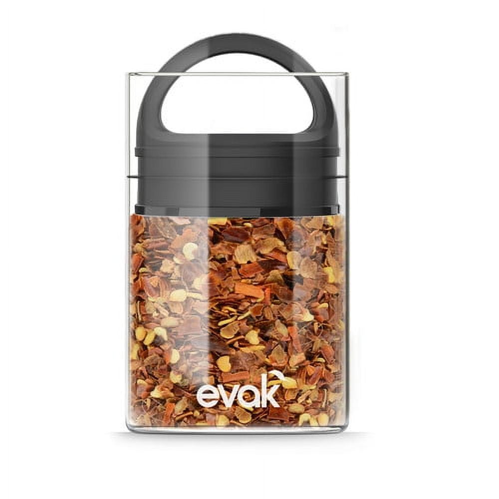Prepara Evak Fresh Saver 2.3 Qt. Clear SAN Plastic Round Airtight Food  Storage Container with Push Down Lid 3042-B