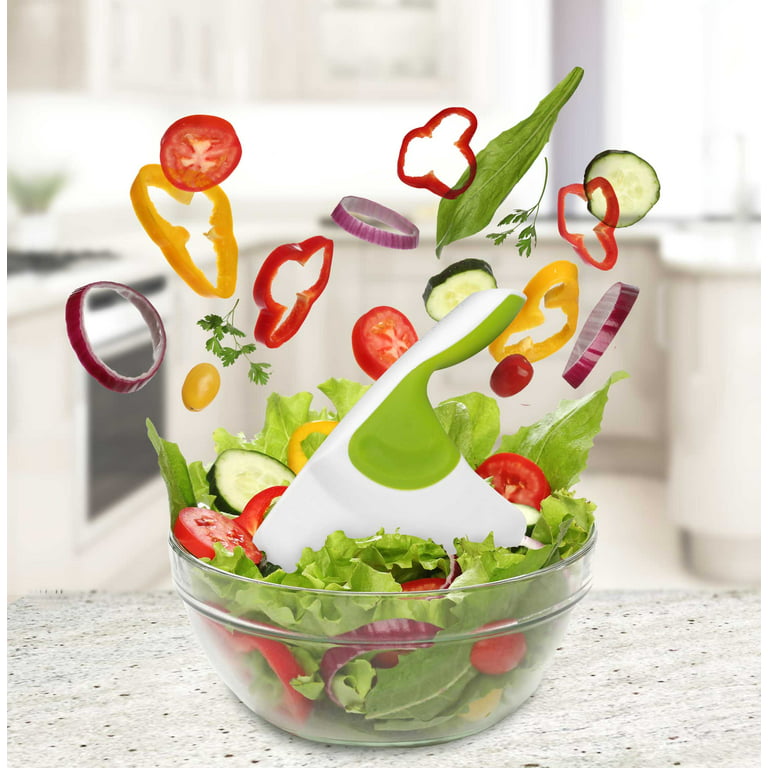 Prepara Plastic Salad Chopper, Green
