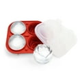 thumbnail image 1 of Prepara Silicone Rose Shape Ice Mold, Red, 1 of 8