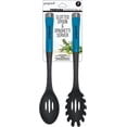 thumbnail image 1 of Prepara Slotted Spoon and Spaghetti Server Kitchen Tool Set - Light Blue Nylon, 1 of 1