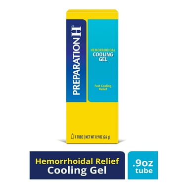 Preparation H Cooling Gel for Hemorrhoid Relief With Vitamin E and Aloe, 0.9 Oz.