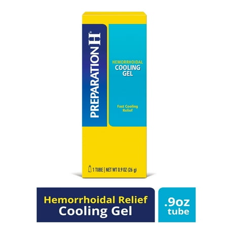 Preparation H Cooling Gel for Hemorrhoid Relief With Vitamin E and Aloe, 0.9 oz.