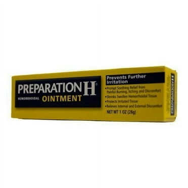 Preparation H Hemorrhoid Symptom Treatment Ointment (1.0 Ounce), Itching, Burning & Discomfort Relief, Tube