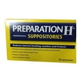 thumbnail image 1 of Preparation H Hemorrhoidal Suppositories 12 ea (Pack of 3), 1 of 1