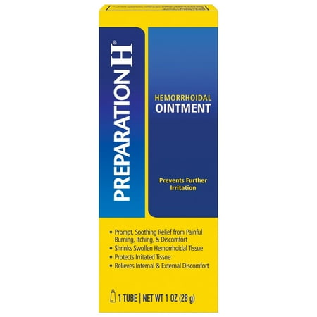 Preparation H Ointment for Hemorrhoid Relief, Burning and Itching, 1 Oz