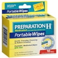 thumbnail image 1 of Preparation H Portable Medicated Hemorrhoidal Wipes, 10 Count, 1 of 2