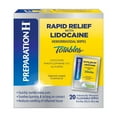 thumbnail image 1 of Preparation H Rapid Relief Hemorrhoid Wipes with Lidocaine, Numbing Relief for Swelling, Pain, & Itching - 20 Ct, 1 of 8