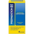 thumbnail image 1 of Preparation H Suppositories for Hemorrhoid Relief, Burning and Itching, 48 Count, 1 of 9