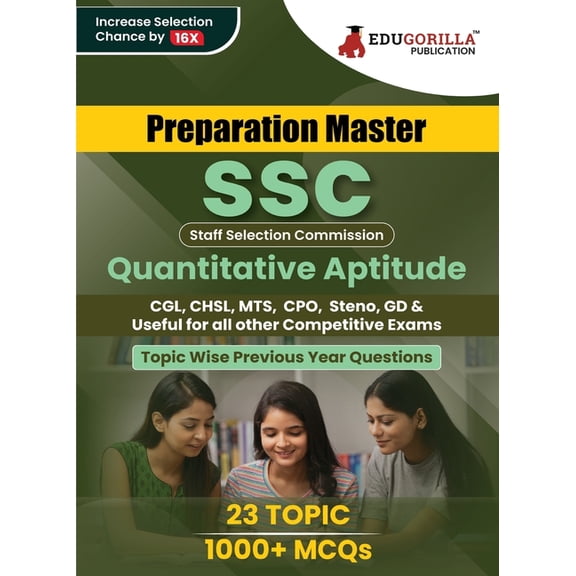 Preparation Master SSC Quantitative Aptitude: Topic-wise Previous Year Questions (PYQ) 2023 (English Edition) - 23 Solve, (Paperback)