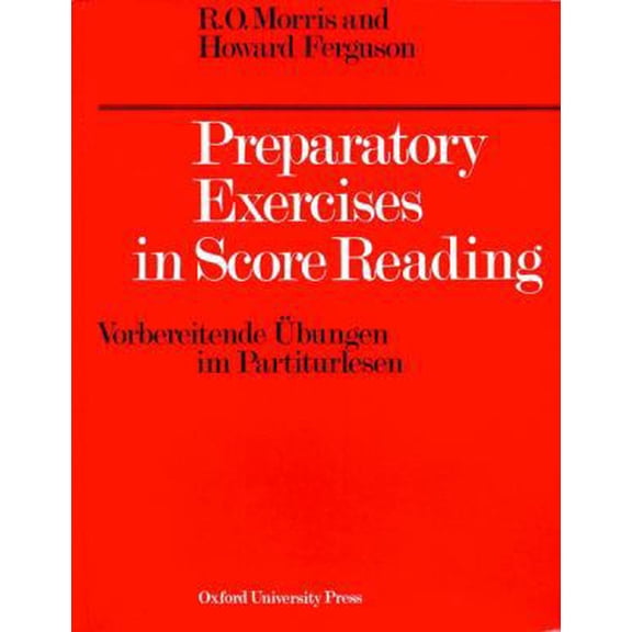 Pre-Owned Preparatory Exercises in Score Reading (Vorbereitende Ubungen im Partiturlesen) (Unknown) 019321475X 9780193214750
