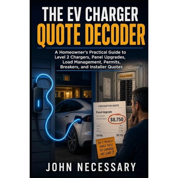 Prepare for a Crisis The EV Charger Quote Decoder: A Homeowner's Practical Guide to Level 2 Chargers, Panel Upgrades, Load Management, Permit, (Paperback)