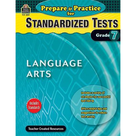 Pre-Owned Prepare & Practice for Standardized Tests: Lang Arts Grd 7 (Paperback) 1420628976 9781420628975