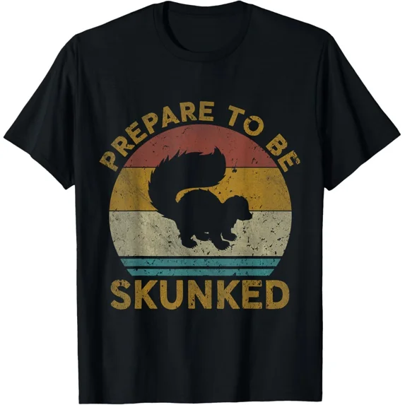 Prepare To Be Skunked Cribbage Lovers Vintage Cribbage Game T-Shirt