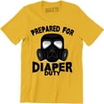thumbnail image 1 of Prepared For Diaper Duty - Funny Single Parent Men's T-Shirt, 1 of 4