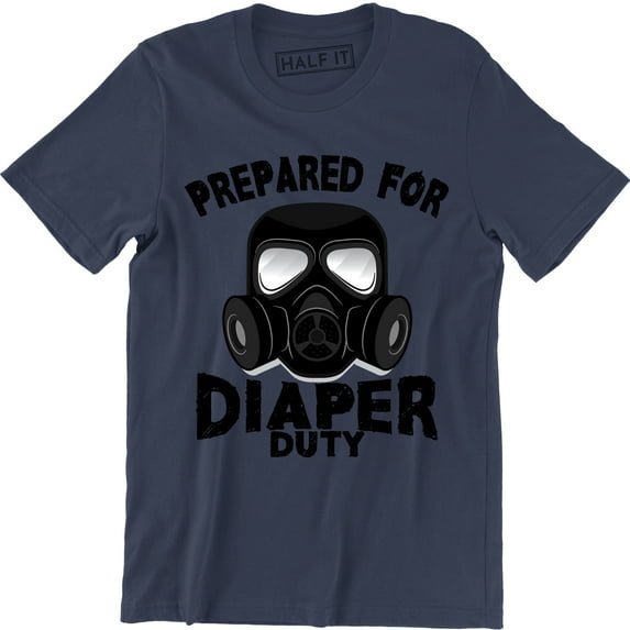 Prepared For Diaper Duty - Funny Single Parent Men's T-Shirt