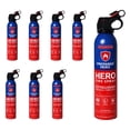 thumbnail image 1 of Prepared Hero Fire Spray - Mini Fire Extinguishers for House, Car, Garage - Kitchen Small Fire Extinguisher for Home, 100% Organic - Compact, Portable & Easy to Use, Non-Toxic - 8 Pack, 1 of 6