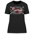 thumbnail image 1 of Preparing For A Marriage T-Shirt Women -Image by Shutterstock, Female Medium, 1 of 2