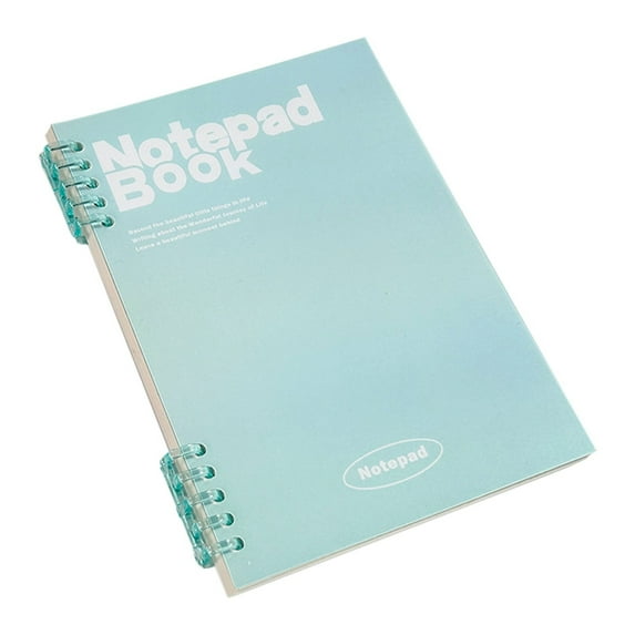 Preplabs 1-Pack Refillable Binder Notebook | College Ruled Transparent Cover with Dividers for Office Organization