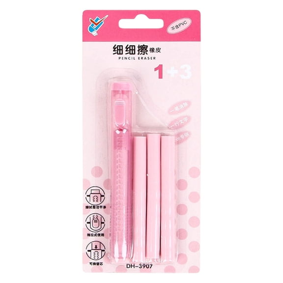 Preplabs 1-Pack Retractable Eraser Pen | Mechanical Shape Design for Creative Office Stationery