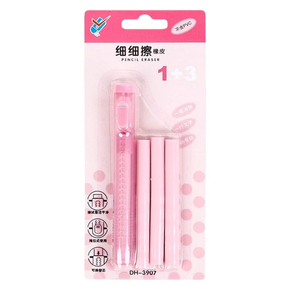 Preplabs 1-Pack Retractable Eraser Pen | Mechanical Shape Design for Creative Office Stationery