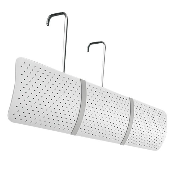 Preplabs Air Conditioner Deflector Telescopic Wind Shield, 7-Fold Anti-Direct Blowing Baffle for Wall Units, Cooling/Heating Vent Redirector with Condensation Control