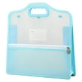 thumbnail image 1 of Preplabs File Folder - Transparent Waterproof Organizer, Expanding Document Holder with Labels Receipt Storage, 1 of 9