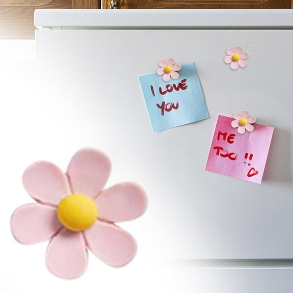 Preplabs Flower Fridge Magnets, with Decorative Design for Kitchen and Home Decor, Multiple Sizes for Versatility, Eco-Friendly Materials for Sustainable Use