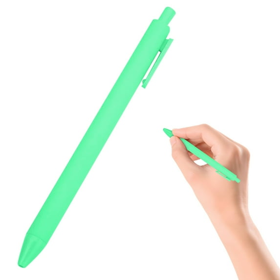 Preplabs Green Gel Pens, with Vibrant Ink for Writing and Coloring, Retractable for Convenience, Sustainable Materials for Eco-Conscious Stationery