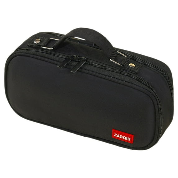 Preplabs Large Capacity Pencil Case | Double Layer Zipper Organizer with Board for Office Teens