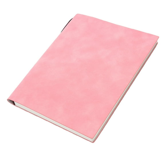 Preplabs Leather Notebook with Pen Loop A5 Journal, Thick 120gsm Business Meeting Notepad, Lay-Flat Design for Office Planning & Notes