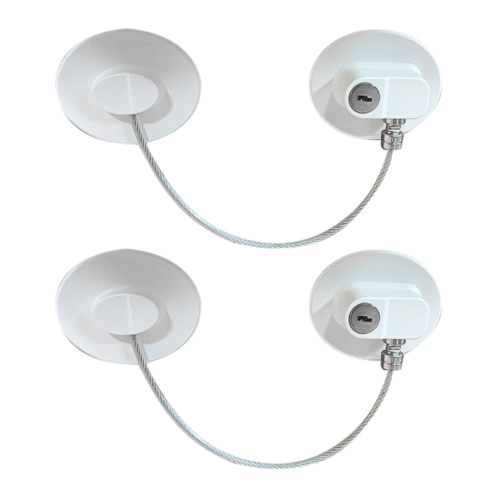 Preplabs Proof Cabinet Lock & Keyed Drawer Safety Latch - 2-Pack Anti ...